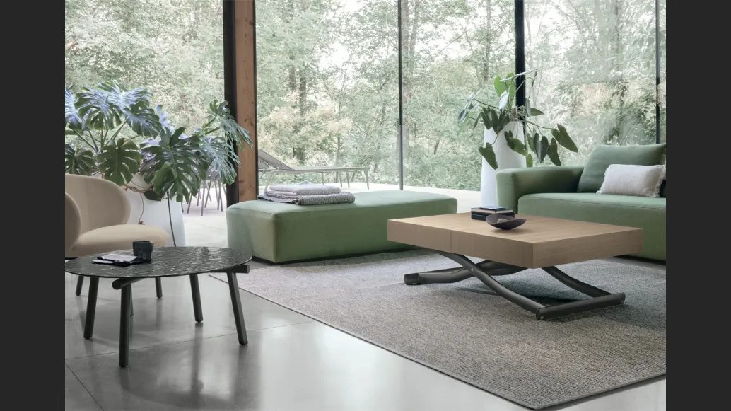 Tavolino trasformabile Dione Wood di Target Point