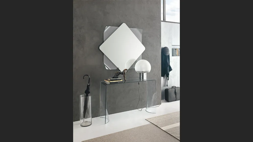Specchio Lynx in vetro curvato di Target Point