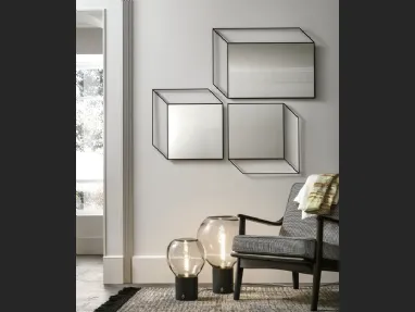 Specchi Sguardo con cornice in metallo di Target Point