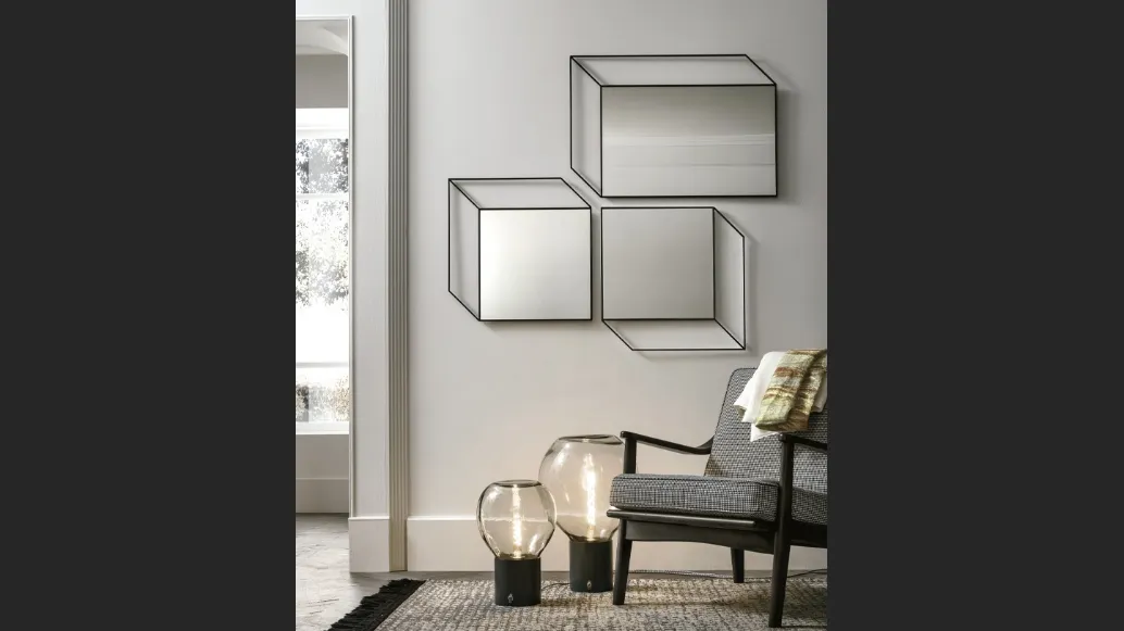 Specchi Sguardo con cornice in metallo di Target Point