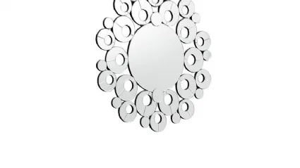 Specchio Miro in vetro argentato di Stones