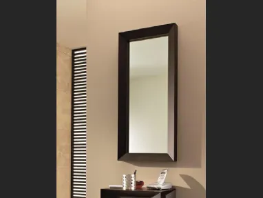 Specchio rettangolare con cornice in legno di Stones