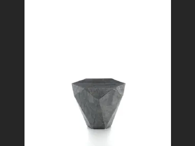 Tavolino Diamond Small in pietra fossile di Stones