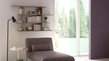 Tavolino rotondo Keoz in MDF con struttura in metallo di Stones