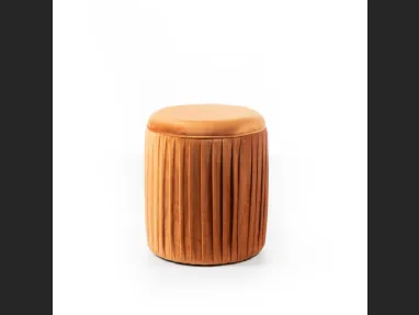 Pouf Cora in velluto di Stones