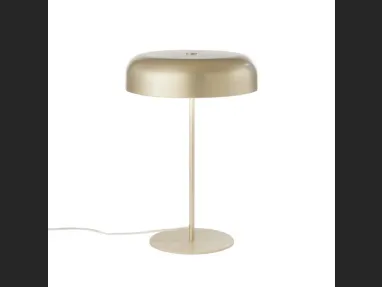 Lampada da tavolo Aura in metallo color Oro satinato di Stones