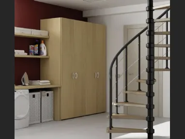 Armadio con ante battenti AM17 di Moretti Compact
