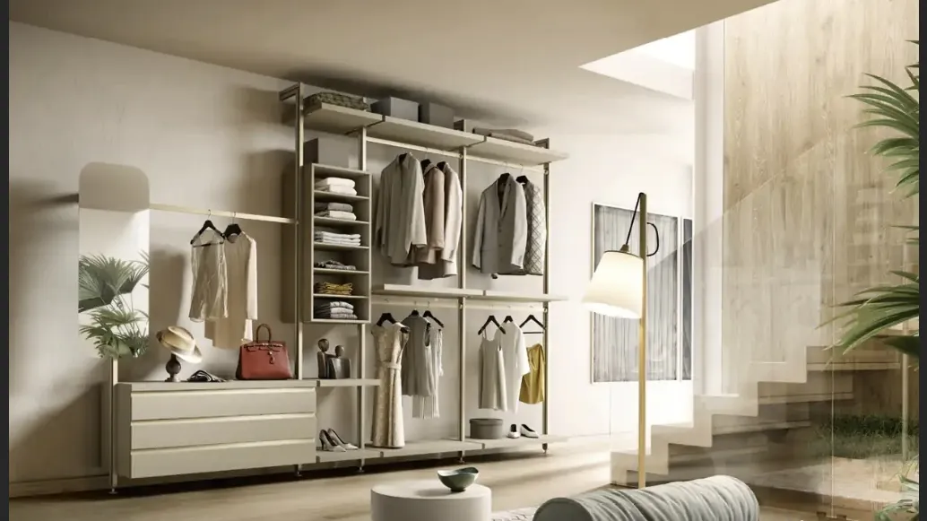 Cabina armadio Virgo V324 di Moretti Compact Giorno Notte