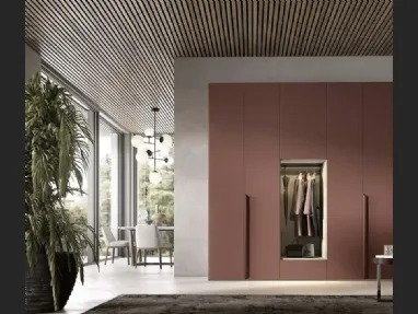 Armadio con ante battenti Utility Libeccio U455 di Moretti Compact Giorno Notte