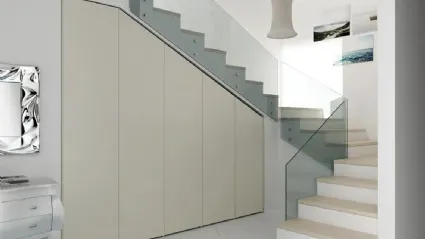 Armadio su misura per sottoscala AM10 di Moretti Compact