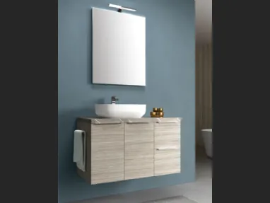 Mobile da Bagno sospeso in melaminico Sable beige 46 01 di Arcom