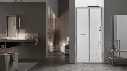 Box doccia con anta pieghevole verso l'interno o l'esterno A6 Soffietto di Arcom