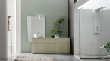 Mobile da Bagno a terra in Olmo Verde Rush 26 di Arcom