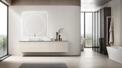 Mobile da Bagno sospeso Soul 21 in rovere di Arcom