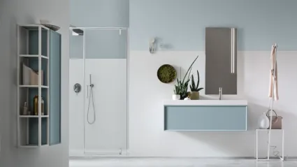 Mobile da Bagno sospeso Vanity 12 in laccato opaco di Arcom