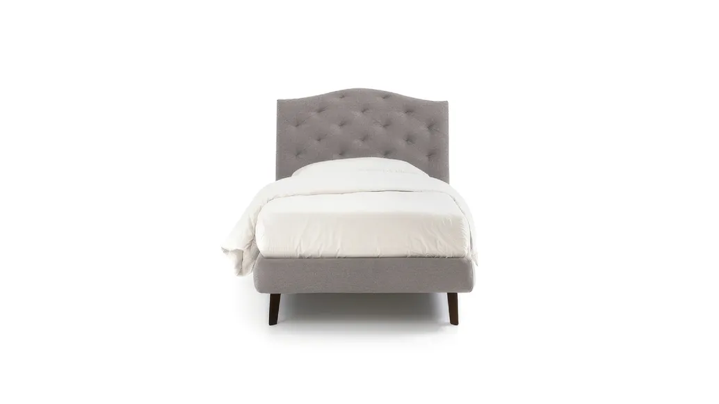 Letto singolo Lyle Capitonné di Noctis