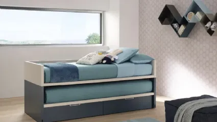 Letto salvaspazio doppio SC301 di Moretti Compact