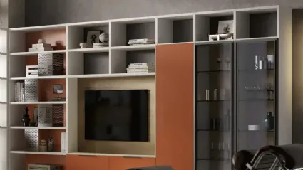 Libreria Kosmos KL211 di Moretti Compact Giorno Notte