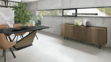Madia Demetra 220 in laminato effetto legno di Target Point