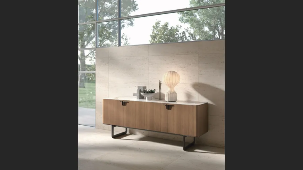 Madia Pandora in materico rovere cognac di Tomasella