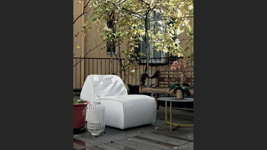 Poltroncina Soft rivestita in tessuto di Tomasella