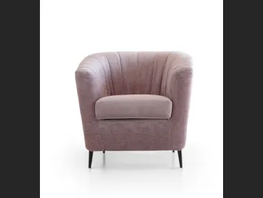 Poltroncina in pelle Ada di Aerre