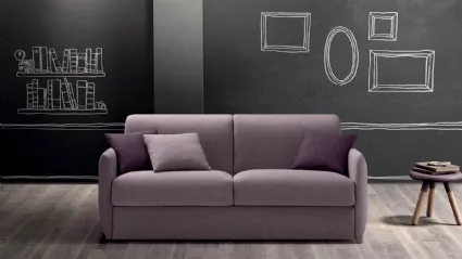 Divano letto lineare in tessuto Comfy di Samoa