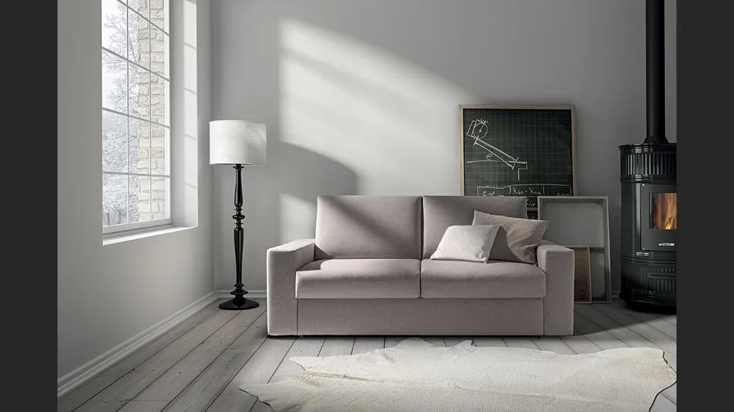 Divano letto in tessuto Move and Twist di Samoa