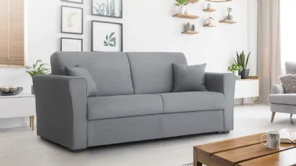 Divano letto in tessuto grigio Rubino di Aerre