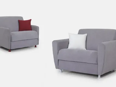 Poltrone letto in tessuto Zara & Gina di Aerre