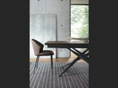 Sedia Paris in ecopelle vintage di Sedit