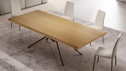 Tavolo rettangolare in legno Air di Ingenia