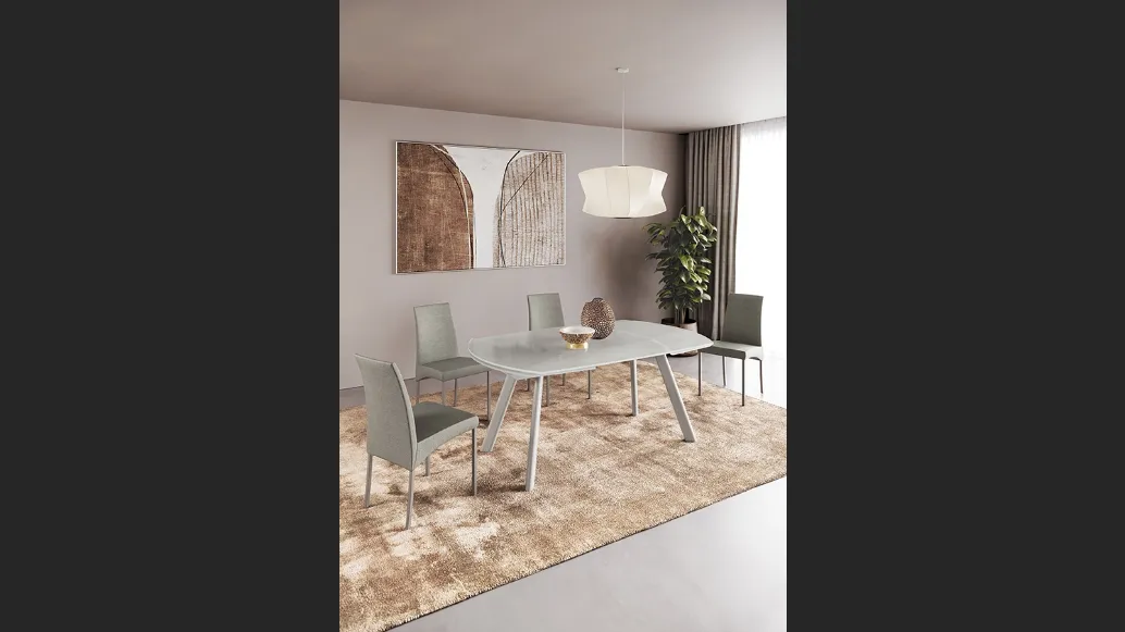 Tavolo Brooklyn a botte in Superceramica di Ingenia