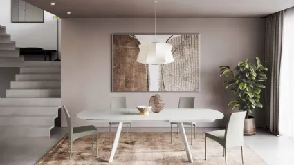 Tavolo Brooklyn a botte in Superceramica di Ingenia