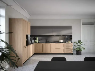 Cucina Moderna angolare Clio Composizione 01 di Prima Cucine