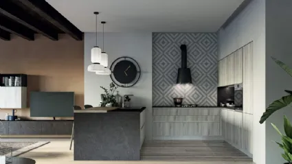 Cucina Moderna Domino Composizione 04 di Prima Cucine