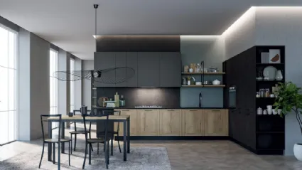 Cucina Moderna Domino Composizione 05 di Prima Cucine