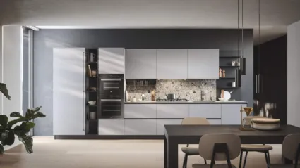 Cucina Moderna lineare Domino Composizione 09 di Prima Cucine