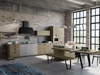 Cucina Moderna con isola Convivium 02 di Fratelli Mirandola