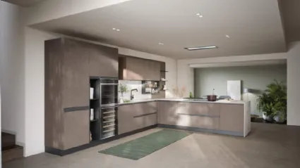 Cucina Moderna con penisola Hera Composizione 05 di Prima Cucine