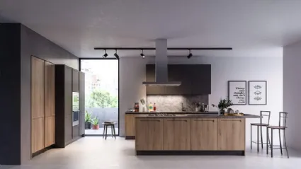 Cucina Moderna Tris Composizione 02 di Prima Cucine