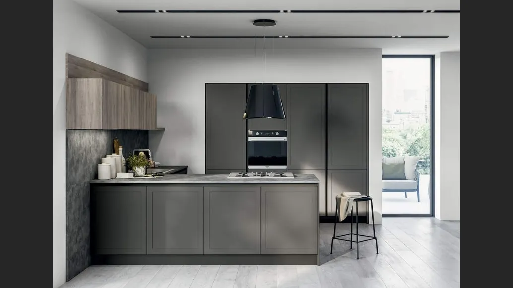 Cucina Moderna Tris Composizione 03 di Prima Cucine