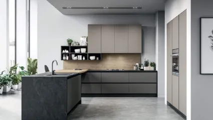 Cucina Moderna Tris Composizione 05 di Prima Cucine