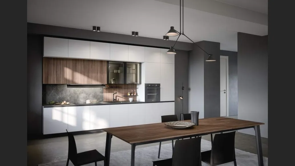 Cucina Moderna lineare Zoe Composizione 01 di Prima Cucine