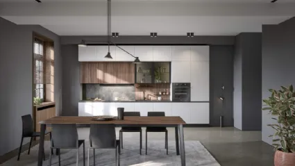 Cucina Moderna lineare Zoe Composizione 01 di Prima Cucine