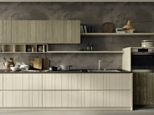 Cucina Moderna con penisola Domino Composizione 10 di Prima Cucine